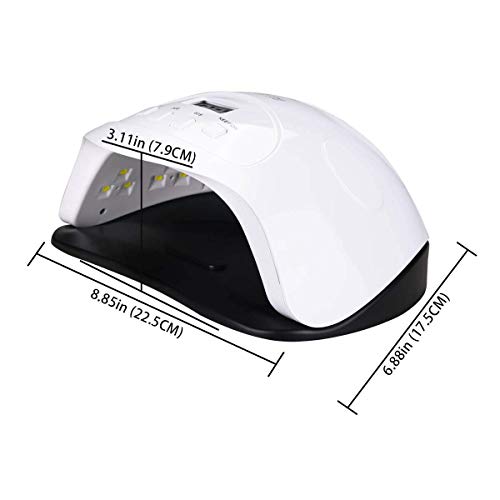 Garberiel 90 W UV LED Gel Nageltrockner Maschine Licht Smart Auto Sensing Nail Lamp mit 4 Timer Voreinstellungen (10s… – Bild 8