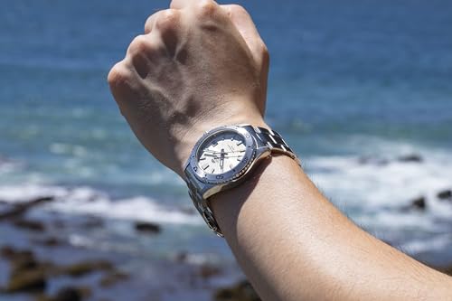 ORIENT Mako40 Automatic Diver's Watch Men's White RN-AC0Q03S