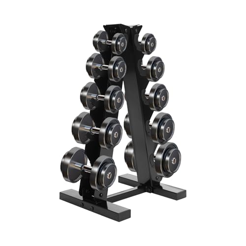 Support d'haltères compact pour organiser votre coin sport à la maison