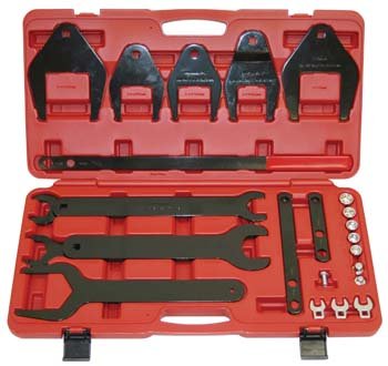 ATD Tools 8606 24-Piece Fan Clutch Removing/Installing Set with Serpentine Belt Tool and Accessories