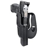 OWB Paddle Holster fits FN 509 LS Edge (Right-Hand Draw, Bla...