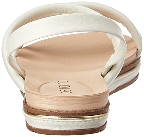 Tamanco Feminino Beira Rio Napa Turim Sem Salto Off White 37