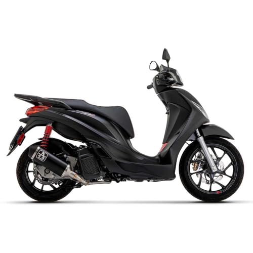 ARROW URBAN ALUMINIUM DARK SILENCER WITH DARK END CAP PIAGGIO MEDLEY 125/150S ’20 HOMOLOGATED ALUMINUM DARK EXHAUST