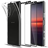 【Display- und Kameraschutz】: Leicht erhöhte Kanten verhindern, dass das Display und die Kamera deines Sony Xperia 5 II auf flachen Oberflächen reiben und zerkratzt werden.