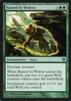 Magic The Gathering - Raised by Wolves (135/165) - Born of The Gods