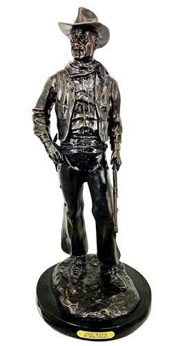 Bronze John Wayne with Rifle Statue