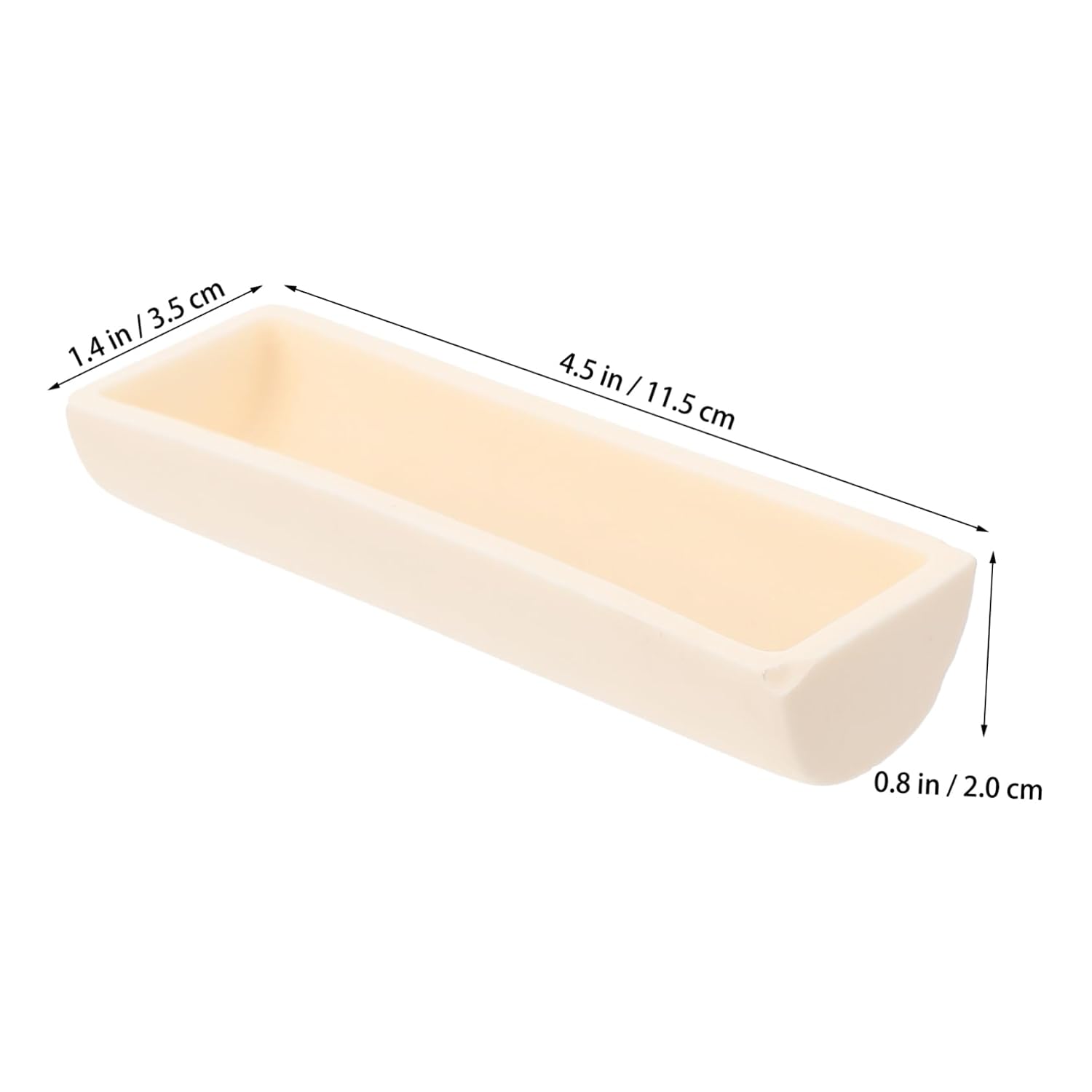GLEAVI 3Pcs Corundum Alumina Crucible Set 4.33X1.37X2.36In High Purity Al2O3 Resistant Furnace Boat Crucibles for Lab Smelting and Tube Furnace Use