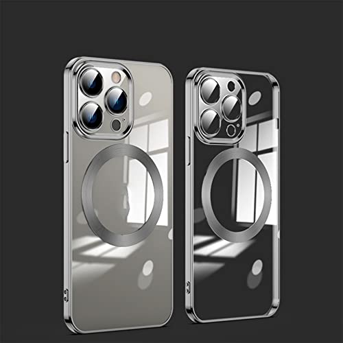 Phone Case - New Version 2.0 Clean Lens for iPhone Case with Camera Protector for iPhone 13 12 11 Pro Max, Drop Protection Dust Safe Magnetic Slim Phone Case Protective Cover (Black,for iPhone 11)