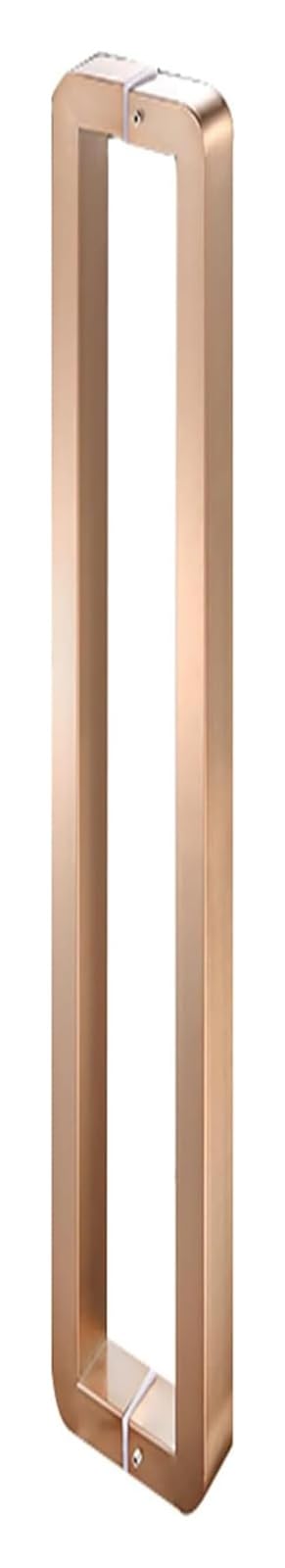 CWCQGH Push Pull Door Handle, Sliding Barn Door Handles, Thickened Stainless Steel Door Pulls for Metal Door Glass Door Tempered Door Wooden Door, Modern and Simple,Gold#3-Length 42.5cm(16.7in)