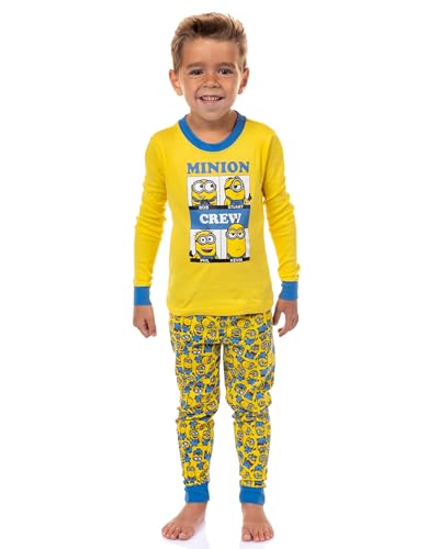 INTIMO Pigiama Bambina Cattivissimo Me 2 Pezzi - Minions "1 In A Minion" - Morbido Poliestere