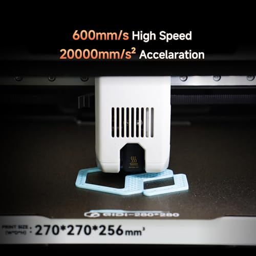 QIDI Q2C 3D Printer, Enclosed FDM with New Generation Leveling Sensor for Full Auto Leveling, 600mm/s High Speed, 270x270x256mm Build Volume, 370℃ Bimetal Hotend Unlock PPS-CF, from Beginner to Expert by R QIDI TECHNOLOGY - Image 4