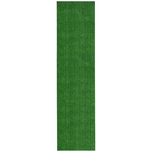 Ottomanson Artificial Grass Outdoor Runner Rug 2'7