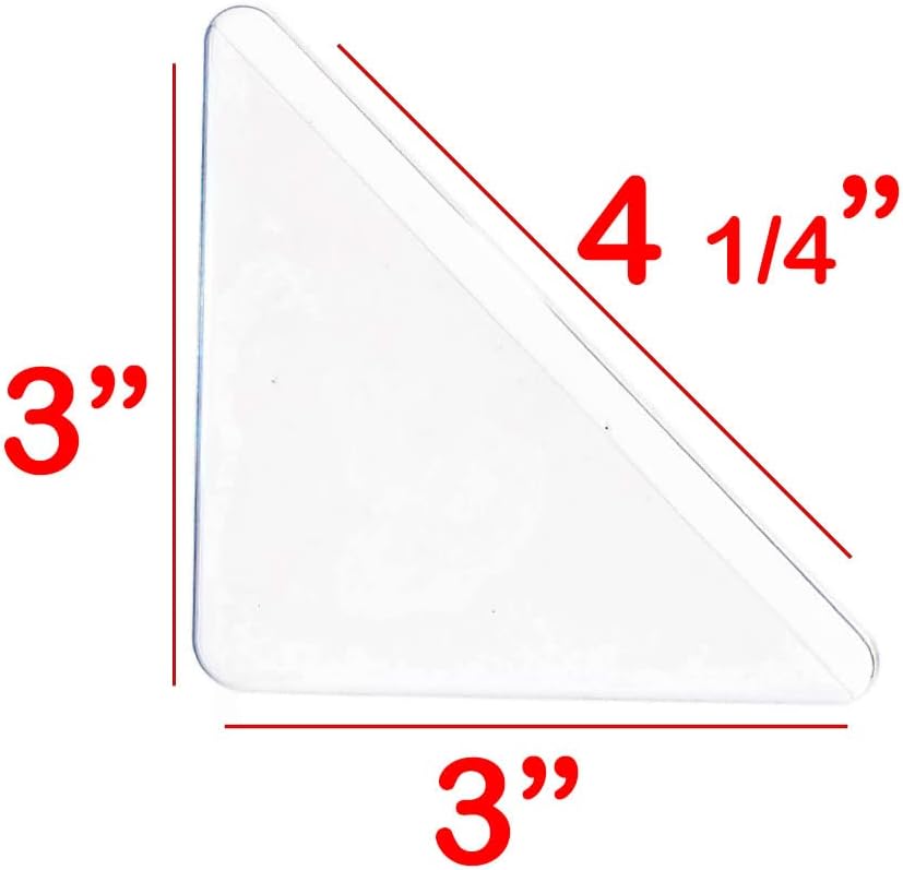 StoreSMART - Magnetic Corners - Crystal Clear- 100 -Pack - PE1336DCM-100