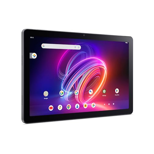 Acer Iconia Tab P11 (P11-11-89UK) 11 Inch IPS Touchscreen Tablet with MediaTek MT8781 Octa-Core Processor, 8GB LPDDR4X RAM, 256GB (UFS), Android 14, Iron Grey + Wallet Case