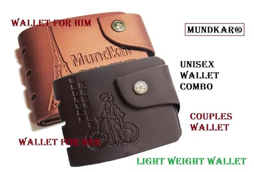 Image of Pu Bifold Tan and Black Color Wallets Combo for Men and Boys Best for Gifting and Personal Use Pack of 2 Purse
