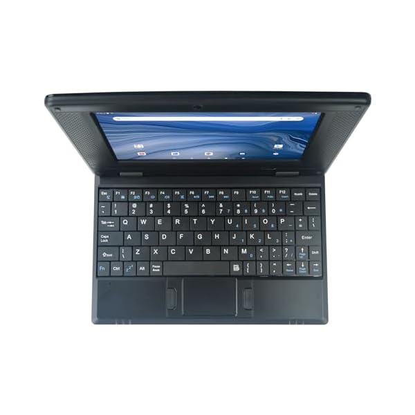 CHIBBS Portable Kids Laptop Computer, 7" Inch IPS Screen Mini Laptop Powered by Android 13.0 Operating System, Quad Core, 2gb ROM + 32gb ROM, 2* USB, Bluetooth, Wi-Fi- Black - Image 5
