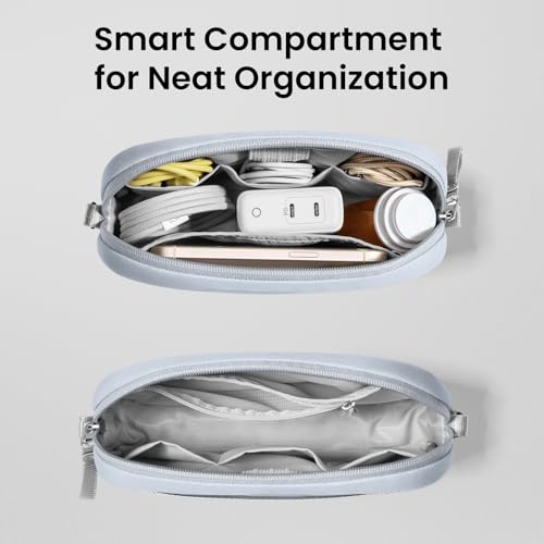Image of tomtoc Electronics Organizer Travel Case Performance, Water Resistant Bag Cable Tech Pouch Accessories, Carry Storage for Cord, Phone, Cables, Airpods, USB Flash Drive, Daily Items