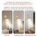 FVPJUXSG Modern LED Wall Sconce, Adjustable Bedside Reading Light, Gold Wall Lamp Fixture for Bedroom, Living Room, Hallway, Hotel, and Study Room Lighting Decor