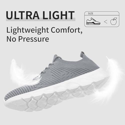 Image of Running Shoes for Men Non Slip Tennis Gym Sneakers Lightweight Breathable Mesh Athletic Shoe Comfortable Casual Workout Walking Shoe for Outdoor Travel Work and Daily Use