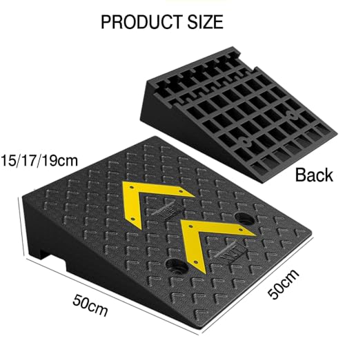 Rampas for aceras de 50x50x15cm y umbral resistente para parkings y calzadas 3