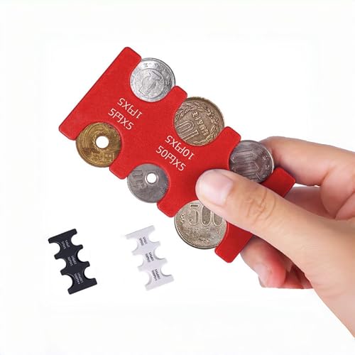 Organizador multi secciones para monedas color negro miniatura 1
