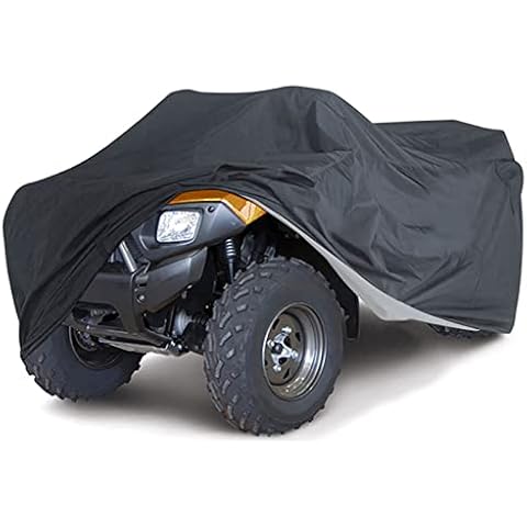 Szblnsm ATV Cover. 420D Heavy Duty Tear-Resistant Fabric. Quad Cover for Kawasaki, Arctic Cat, Honda, Polaris,Yamaha, and More. Protection Against Water, Wind, UV. 4 Wheeler Accessories Cover