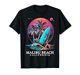 Ce design vintage cool Malibu Beach California surf pour homme et femme est l'idée cadeau parfaite pour les surfeurs garçons et filles.