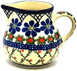 Polish Pottery Creamer - 4 oz. - Primrose