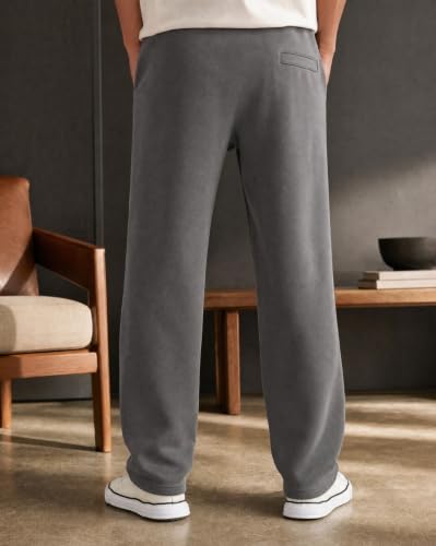 Image of Nobero Joggers for Men | Solid Trackpants for Men | Regular Fit | Elasticated Waist with Drawcord | Soft & Breathable Fabric | Casual Everyday Wear