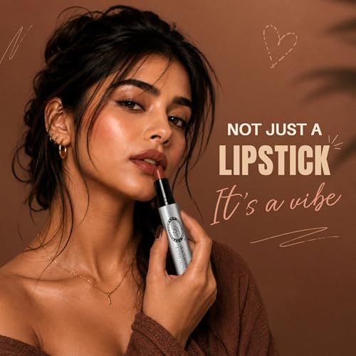 Image of Fashion Colour Colorful Non-Transfer Lipstick 2g | Waterproof, Smudge Proof & Long Lasting Matte Lipstick for Women | Highly Pigmented Lip Color | Lightweight Comfortable Wear | Available in 34 Shades (Wild Rose)