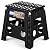 ACKO Folding Step Stool 13 inch Heavy Duty Plastic Foldable Step Stool for Kids and Adults, Small Collapsible Fold Up Stepping Stool 1 Pack