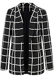 Mit kontraststarkem Dessin EMILIA LAY Blazer im Oversized-Style im Karo-Dessin Damen