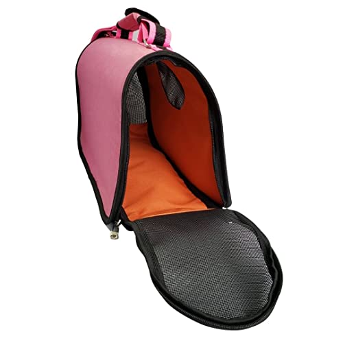 Bolsa de passeio para Pet pequena rosa Maria Adna
