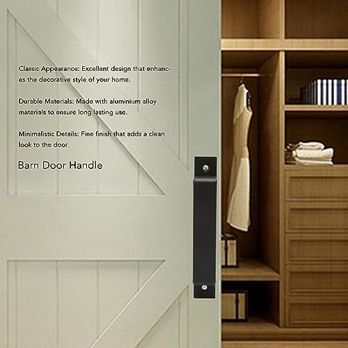Conjunto de Maçanetas e Puxadores para Porta de Celeiro Deslizante POTRUWE Conjunto de Ferragens de