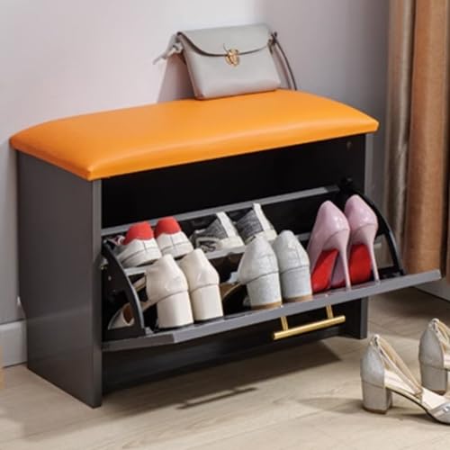 Banc à chaussures de rangement avec tabouret à langer simple et moderne taille S - 6