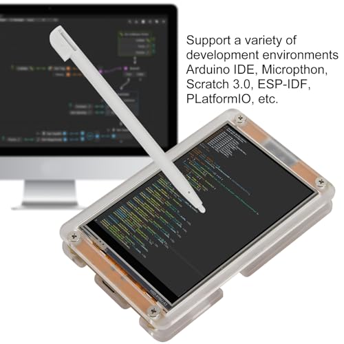 Image of 2Set 4.0 Inch 320x480 ESP32 Resistive Touchscreen Display 4.0'' TFT LCD Module Acrylic Case Compatible with Arduino IoT Projects