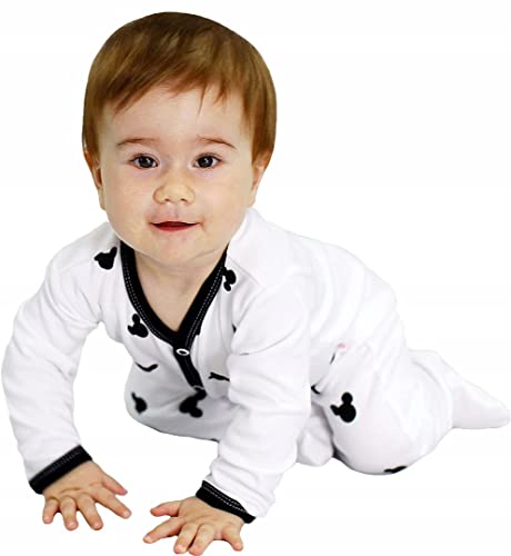 KLEKLE Barboteuse Bebe Garçon et Fille - 2x Manche Longue Combinaison Bebe - Unisex Pyjama Bebe avec Boutons-Pression - Grenouillere Bebe 100% Coton - Image 5