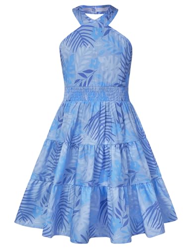 GRACE KARIN Girls Summer Hawaiian Dresses Size 8 Little Girl