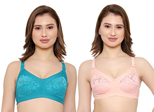 Image of Women Net Non-Padded Wire Free Regular Bra