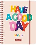 Schülerkalender 2026/2027 "Good Day" | A6, Kunststoff: 2 Seiten = 1 Woche ; Kalendarium: 18 Monate Juli 2026 bis Dezember 2027