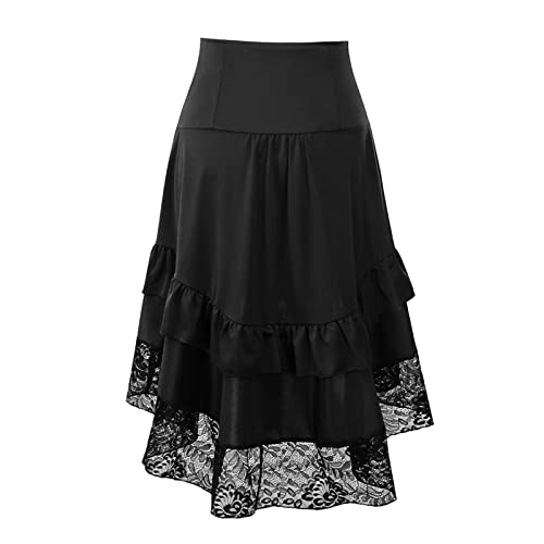 beetleNew Women's Gothic Steampunk Skirts Vintage Victorian Gypsy Hippie Party Skirt Halloween Cosplay High Low Lace Bustle Skirt Halloween Carnival Costumes 2022 Black steampunk buy now online beetleNew Women's Gothic Steampunk Skirts Vintage Victorian Gypsy Hippie Party Skirt Halloween Cosplay High Low Lace Bustle Skirt Halloween Carnival Costumes 2022 Black steampunk buy now online