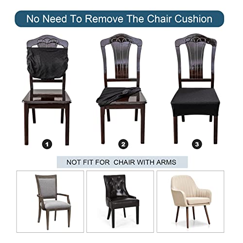 Genina Waterproof Seat Covers For Chairs Seat Covers For Dining Room Chair Slipcovers Kitchen Chair Covers Dining Chair Covers #TOP4