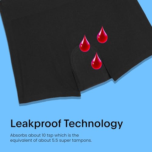 KNIX Kt Super Leakproof Sleepover Short - Period Underwear for Teens - Breathable Fabric3