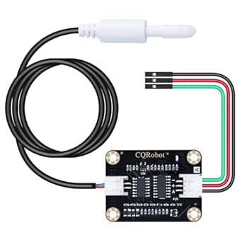 CQRobot TDS (Total Dissolved Solids) Meter Sensor Compatible with Raspberry Pi/Arduino Board. for Liquid Quality Analysis Teaching, Scientific Research, Laboratory, Online Analysis, etc.