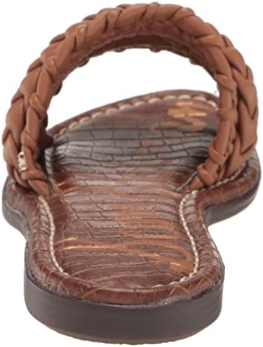 Sam Edelman Women's Giada Flat Sandal, Light Cuoio Brown, 8 | Image 2
