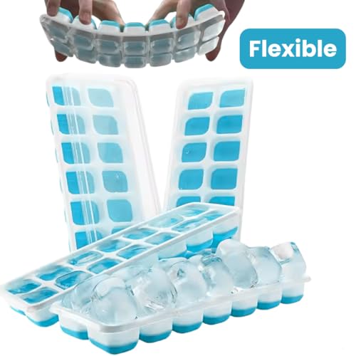 Set de 4 cubeteras flexibles con tapa Omnira miniatura 6