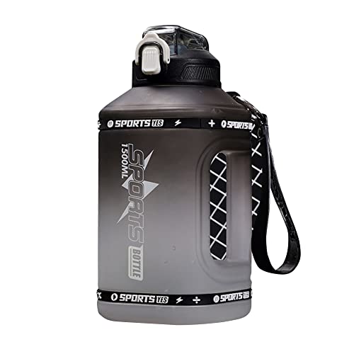 Artispro ウォーターボトル 水筒 大容量 2.3リットル タイムマーカー付き ドリンクボトル 超軽量 耐冷耐熱 携帯便利 漏れ防止 BPAフリー 男女兼用 大人 子ども アウトドア スポーツ 登山用 キャンプ ランニング ジム ハイキング 筋トレ