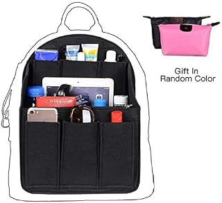 Felt Backpack Organizer Insert, Round Top Purse Organizer, Backpack Purse And Travel Backpack