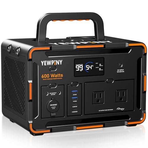 600W Portable Power Station EM600 599.4Wh Solar Generator