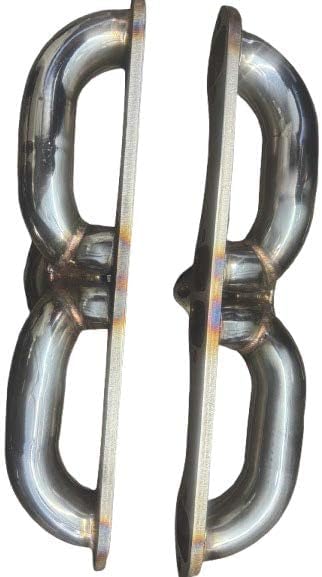 McJacks Small Block Corvette Header 2" Collector. All Polished, Stainless Steel construction. Exactly replaces your old, cast iron Ramhorn manifolds!